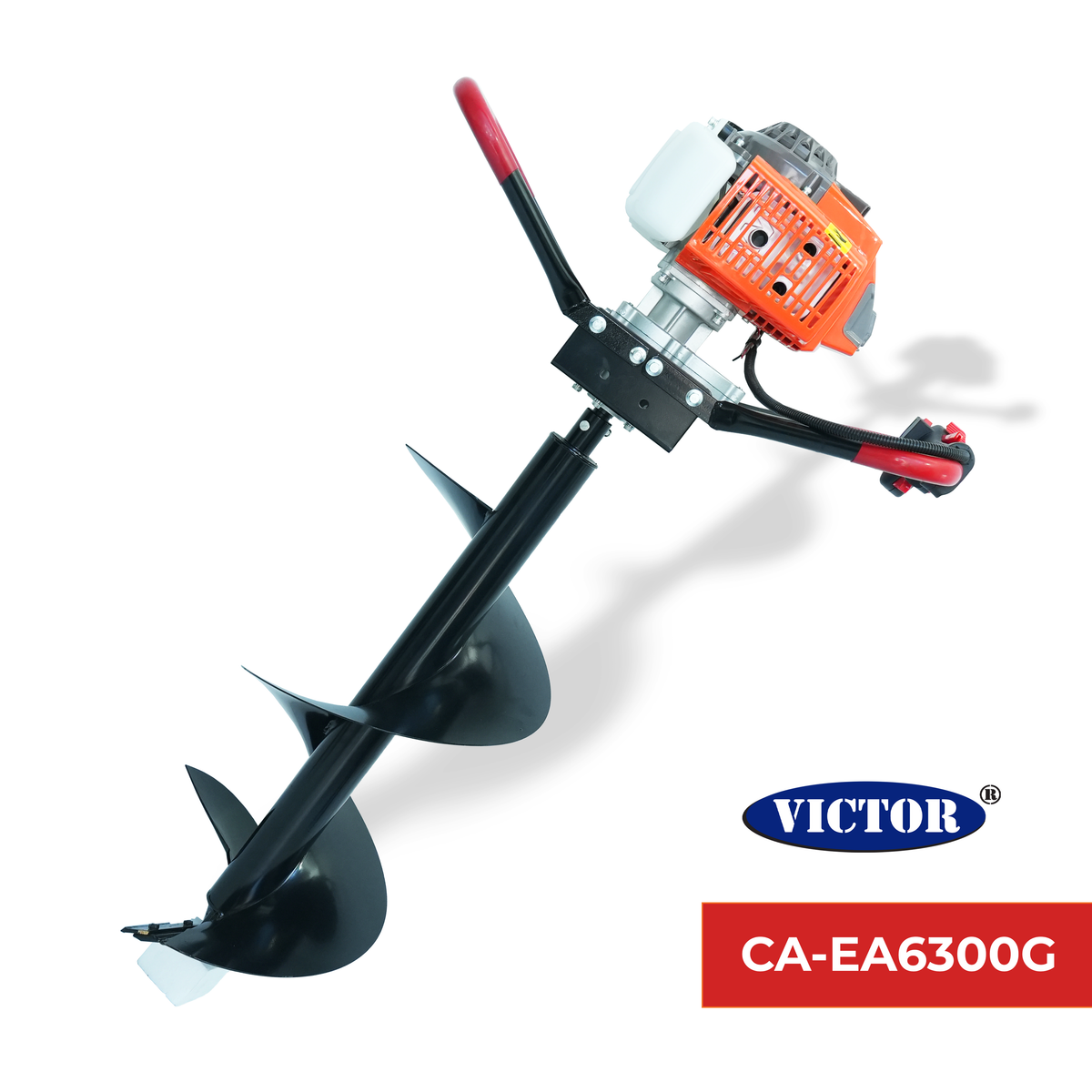 VICTOR Earth Auger | Powerful 63 cc 2 Strok Engine Earth Auger with 250mm (10") Drill Bit | CA-EA6300G