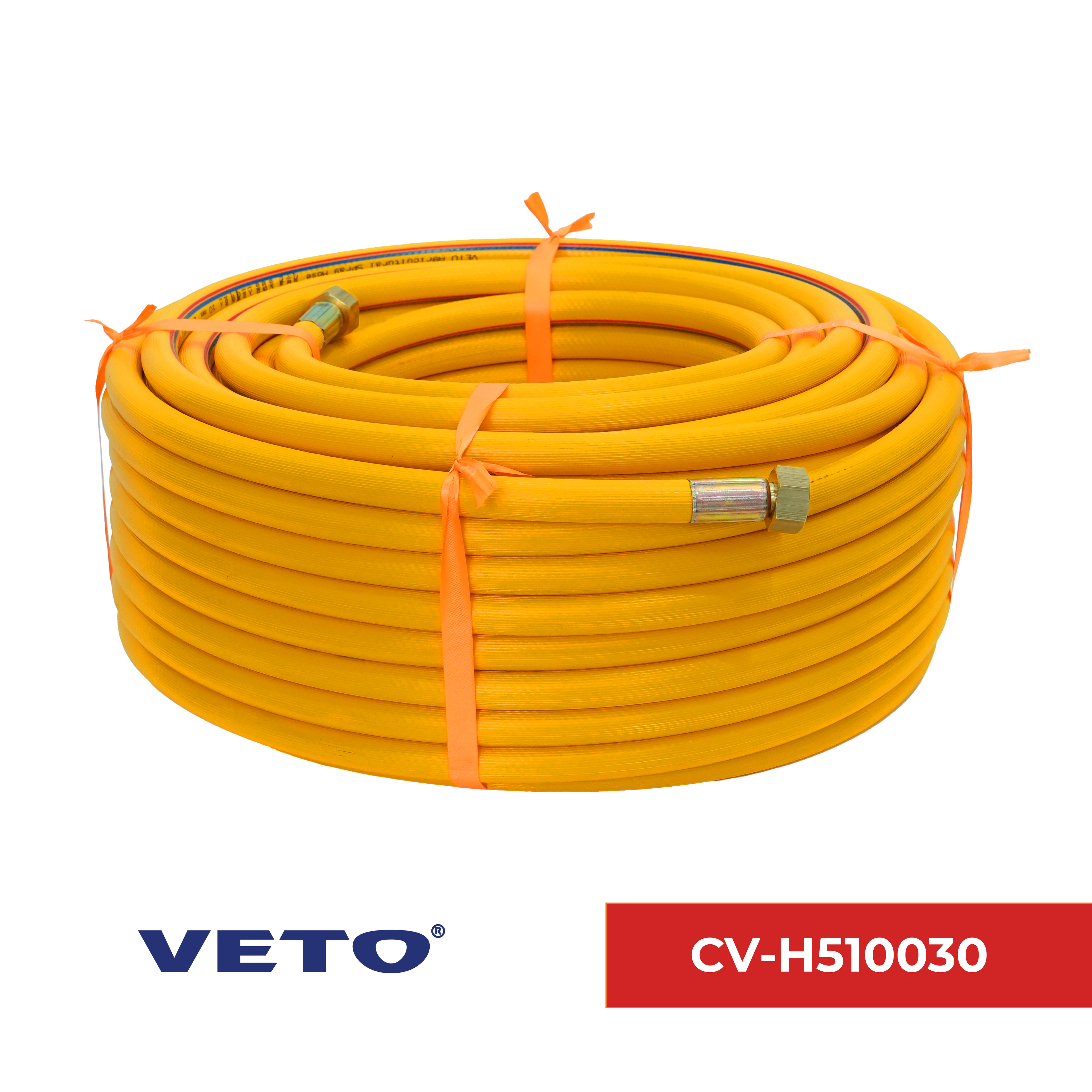 VETO Agriculture Spray Hose | 10mm x 30 mtr | 5 Ply Agriculture Spray Hose | CV-H510030