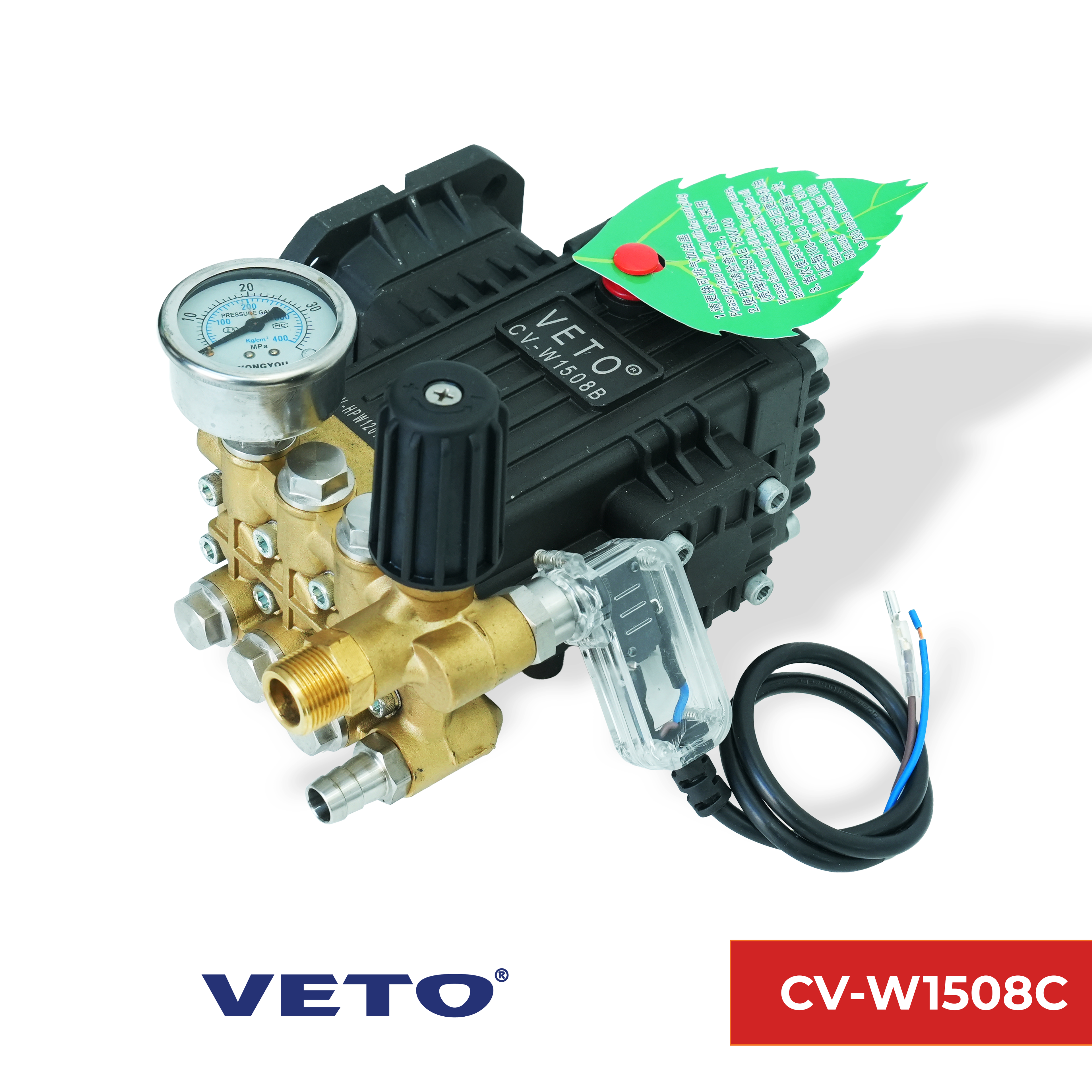 VETO High Pressure Washer | Heavy Duty washer Brass Head | C Type Flange | CV - W1508